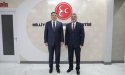Vali Işın’dan, MHP Kütahya İl Başkanı Türker'e ziyaret