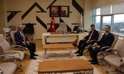 Başkan Kahveci'den, Orman Bölge Müdürü Karartı’ya hayırlı olsun ziyareti