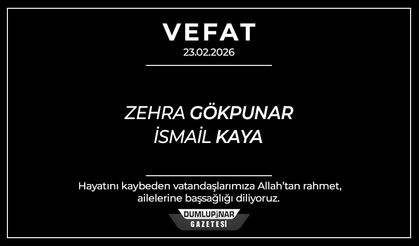Kütahya’da iki acı kayıp: bugün vefat edenler (23 Şubat 2026)