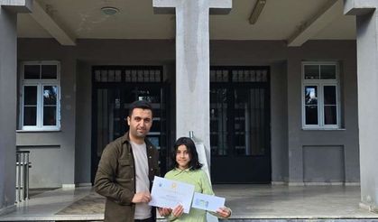 Hisarcık’ta resim yarışmasının birincisi Dereköy Ortaokulu’ndan