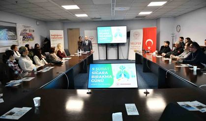 Kurumda örnek başarı: Sigarayı bırakan 25 kişi ödüllendirildi