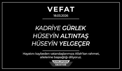 Son dakika: Kütahya’da 3 vatandaş vefat etti