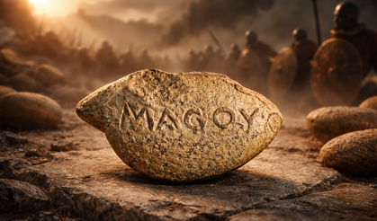 İsrail’de 2100 yıllık “Dersini al!” mesajlı savaş taşı bulundu