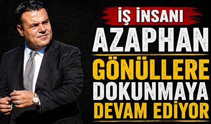 Dinçer Azaphan, yardımlarıyla umut olmaya devam ediyor