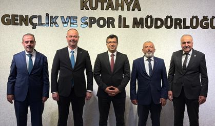Ak Parti heyetinden, Kütahya Gençlik ve Spor İl Müdürlüğü'ne ziyaret