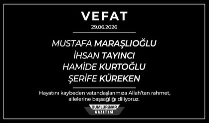 Kütahya’da Bugün 4 Kişi Son Yolculuğuna Uğurlanacak