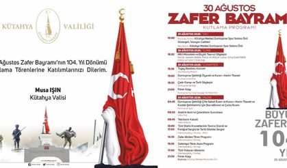 Kütahya’da Zafer Bayramı için etkinlik takvimi belli oldu