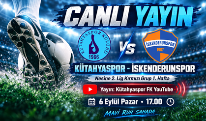 Kütahyaspor-İskenderunspor Maçının Canlı Yayın Adresi Belli Oldu