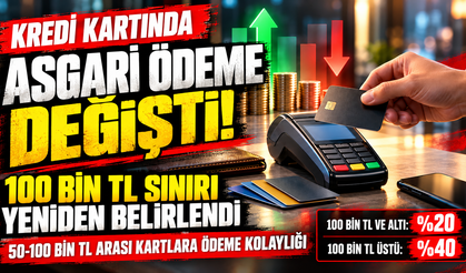 Kredi Kartı Olan Herkesi İlgilendiriyor! 100 Bin TL Sınırı Değişti, Ödemeler Yeniden Hesaplanacak