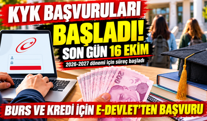 KYK Burs ve Kredi Başvuruları Başladı! Üniversite Öğrencileri İçin Son Tarih Açıklandı