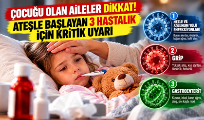 Çocuklarda Sonbahar Alarmı! Ateşle Başlayan 3 Hastalığa Dikkat: Hangi Belirtiler Tehlikeli?