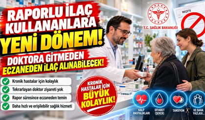 Raporlu İlaç Kullananlara Yeni Dönem! Doktora Gitmeden Eczaneden İlaç Alınabilecek