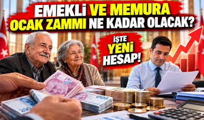 Emekli ve memura ocak zammı ne kadar olacak? İşte maaşlarda yeni hesap!