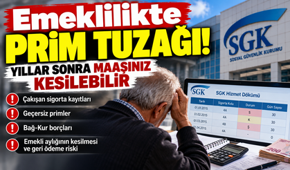 Emeklilikte prim tuzağı! Yıllar sonra maaşınız kesilebilir