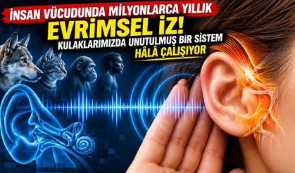 İnsan Vücudunda Milyonlarca Yıllık Evrimsel İz! Kulaklarımızda Unutulmuş Bir Sistem Hâlâ Çalışıyor