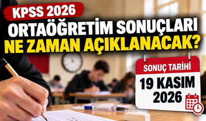 2026 KPSS Ortaöğretim Sınavı Sona Erdi! Sonuçların Açıklanacağı Tarih Belli Oldu