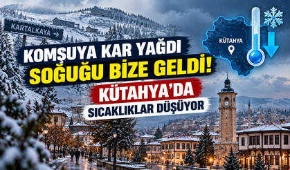 Komşuya Kar Yağdı, Soğuğu Bize Geldi! Bolu Beyaza Büründü, Kütahya’da Sıcaklıklar Düşüyor