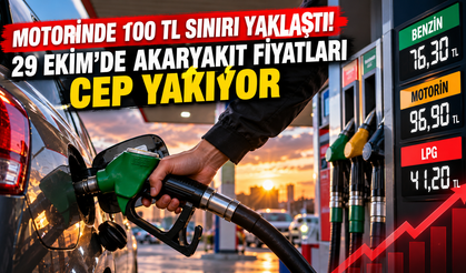 Motorinde 100 TL Sınırı Yaklaştı! 29 Ekim'de Akaryakıt Fiyatları Cep Yakıyor