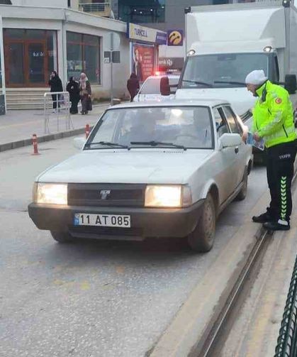 Bozüyük'te yaya geçidi uygulaması