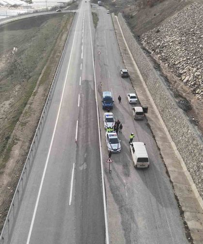 Havadan takip başladı: Simav’da sürücülere drone denetimi