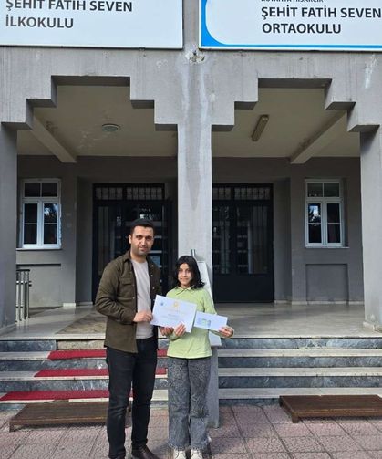 Hisarcık’ta resim yarışmasının birincisi Dereköy Ortaokulu’ndan