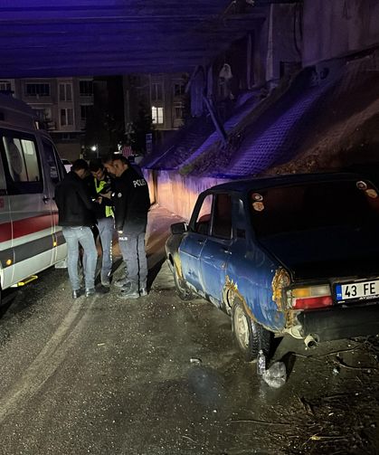 Kütahya'da Alt Geçitte Ölümden Döndü! Çarpmanın Etkisiyle Yaralandı
