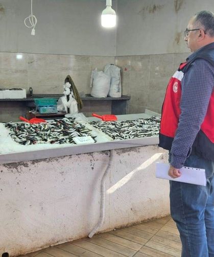 Emet'te balıkçılara yönelik kontrol yapıldı