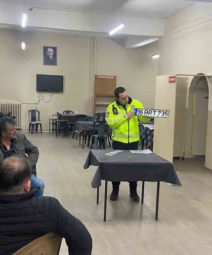 Şaphane’de vatandaşlara yeni Trafik Kanunu düzenlemeleri aktarıldı