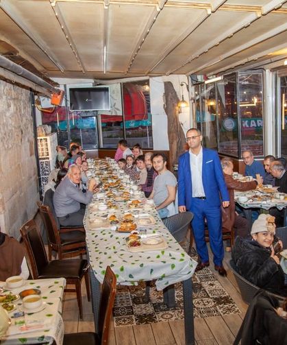 Kütahya’da Altı Nokta Körler Derneği üyeleri iftar sofrasında buluştu