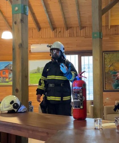 Gediz'de facianın yıl dönümünde afet bilinci güçleniyor: Yangın eğitimi verildi!