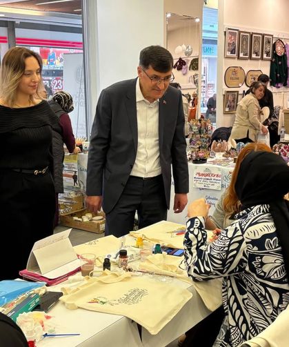 Kütahya'da Yerel üretici vitrine çıktı: Kahveci stantları gezdi