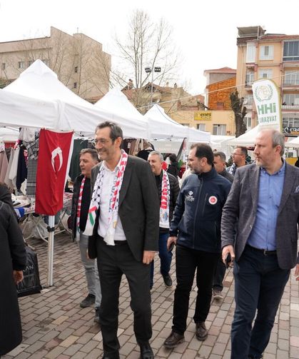 Tavşanlı Filistin için tek yürek oldu: Kermese yoğun ilgi