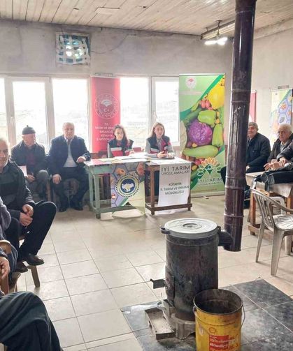 Emet’te çiftçilere verimli üretim eğitimi verildi