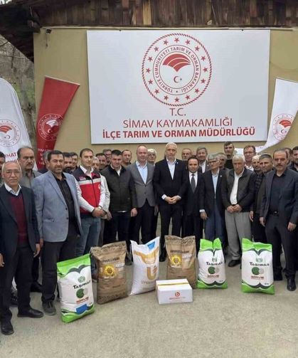 Simav’da çiftçiye büyük destek: Yüzde 75 hibeli tohum dağıtıldı