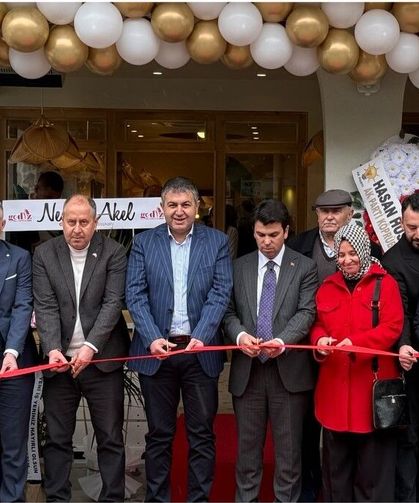 Kütahya Gediz’de yeni kafe açılışı: Protokol tam kadro katıldı