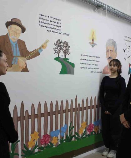 Kütahya Altıntaş’ta edebiyat rüzgârı: Öğrencilere özel sokak açıldı