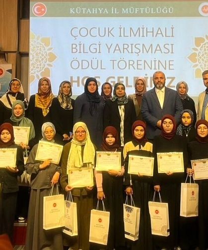 Kütahya'da düzenlenen yarışmada çocuklardan etkileyici performans