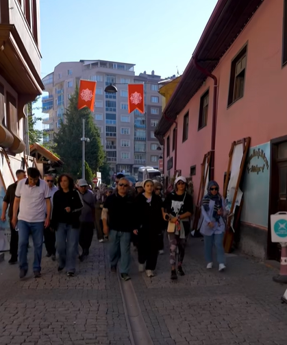 Kütahya'da doğa yürüyüşüne yoğun katılım