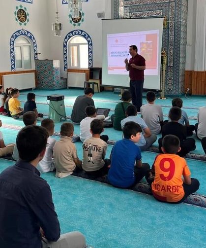 Hisarcık'ta Yaz Kuran Kurslarında eğitim devam ediyor