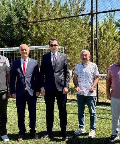 Hisarcık'ta öğrenciler yenilenmiş spor alanlarına kavuşacak