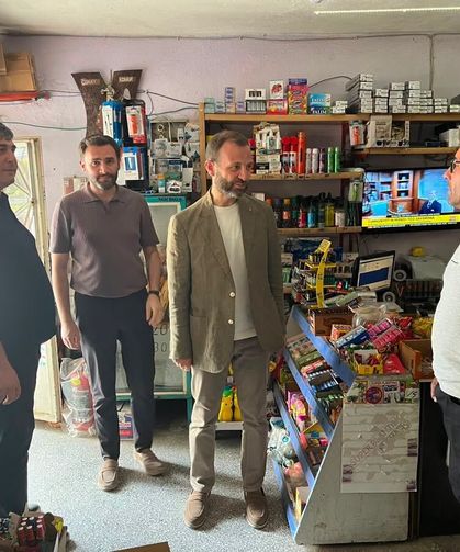AK Parti Kütahya Milletvekili Bayırcı’dan Gediz Gökler’de Esnaf Ziyareti