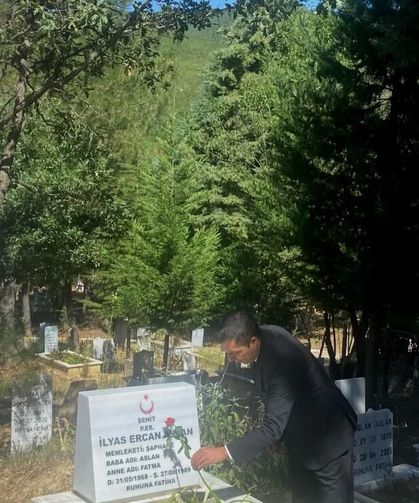 Kütahya’da Şehit İlyas Ercan Aslan, Yıl Dönümünde Dualarla Anıldı