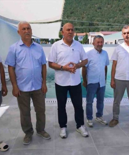 Hisarcık'ta spor ve eğlence bir arada: Yarı Olimpik Yüzme Havuzu hizmete girdi