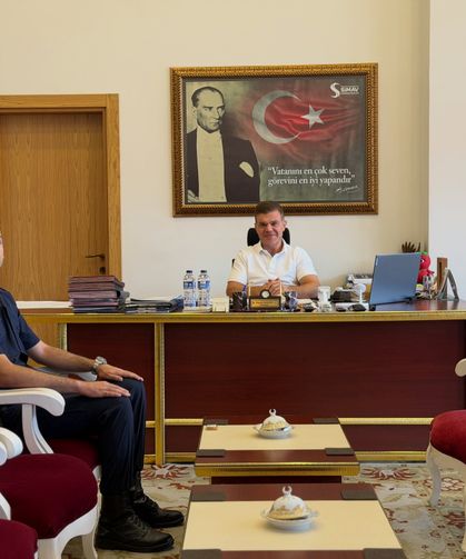 Yeni Simav Jandarma Komutanı Akıncı'dan Kaymakam Karaloğlu'na Ziyaret
