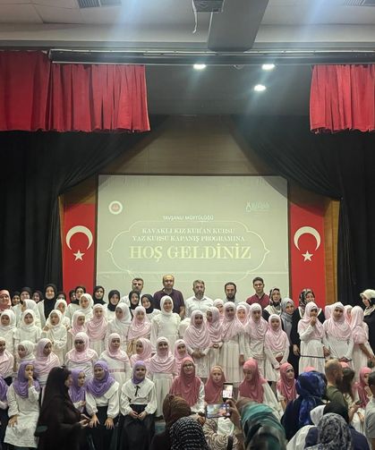 Tavşanlı'da Kavaklı Kız Yaz Kur'an Kursu'nda kapanış programı düzenlendi