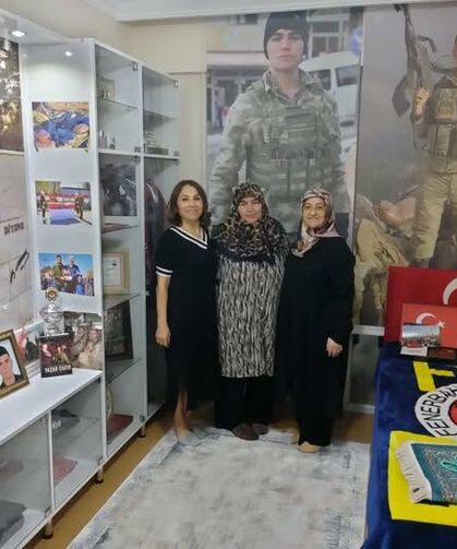 Kütahya Aile ve Sosyal Hizmetler İl Müdürü Uslu'dan şehit ailesine ziyaret