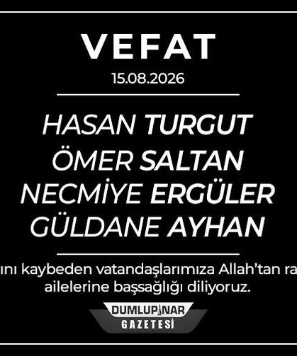 Kütahya'da 4 vatandaş hayatını kaybetti