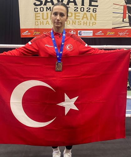 Kütahyalı sporcu Elif Kaya Avrupa Şampiyonası'na damga vurdu