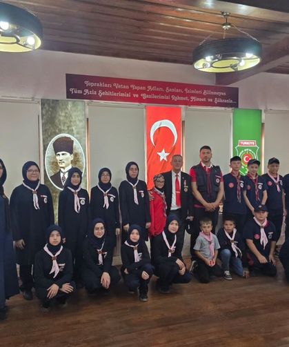 Kütahya'da izcilerden gazilere anlamlı ziyaret
