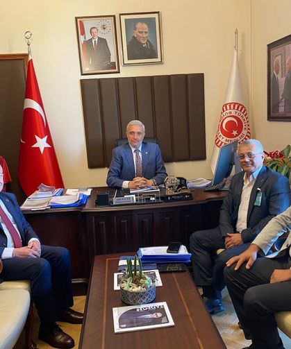 Şaphane Belediye Başkanı Mutlu'dan, Kütahya Milletvekili Biçer'e ziyaret